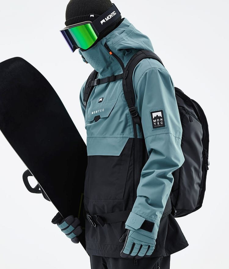 Montec Doom 21 Kurtka Snowboardowa Mężczyźni Atlantic/Black, Image 4 of 13
