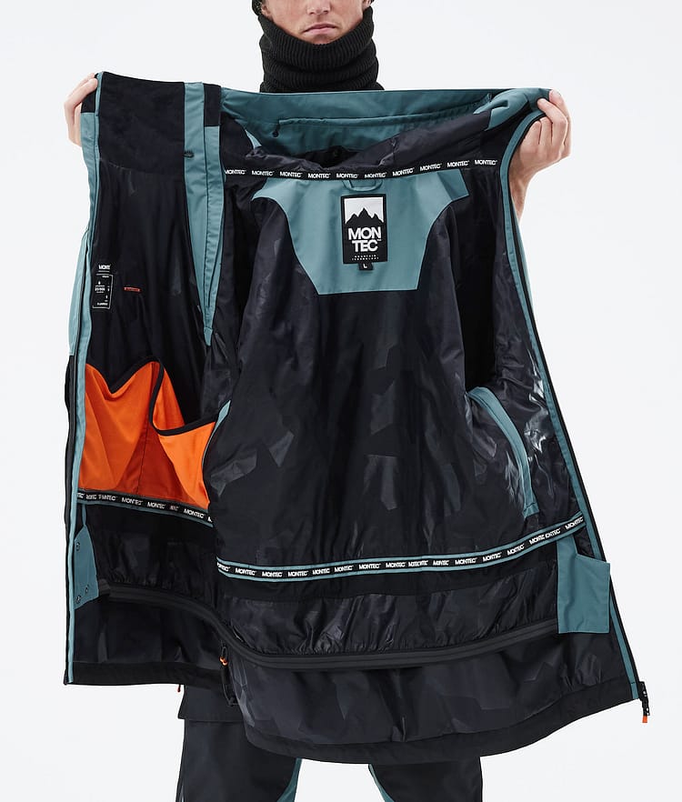 Montec Doom 21 Kurtka Snowboardowa Mężczyźni Atlantic/Black, Image 13 of 13