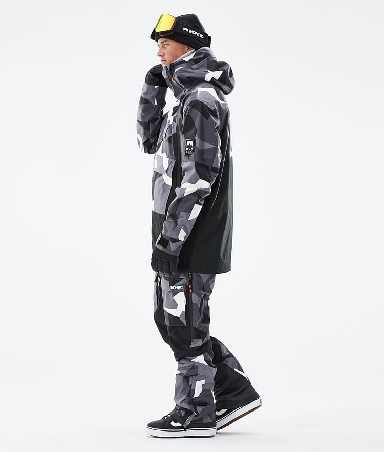 Montec Doom 21 Bunda na Snowboard Pánské Arctic Camo/Black, Image 5 of 11