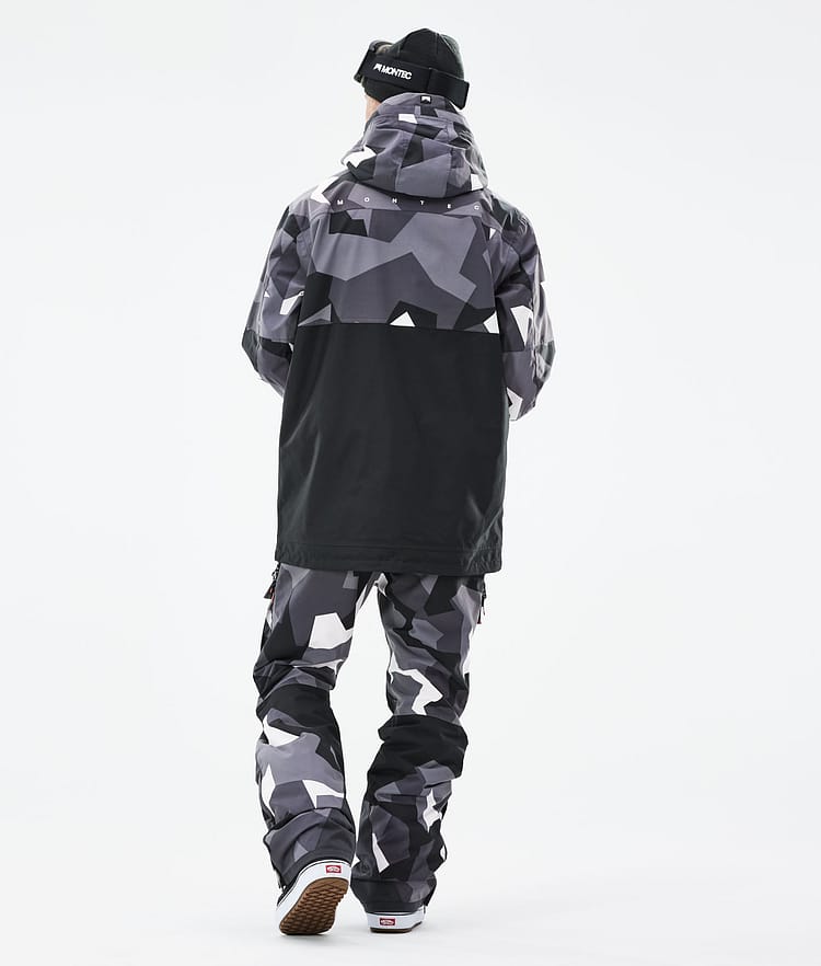 Montec Doom 21 Bunda na Snowboard Pánské Arctic Camo/Black, Image 6 of 11