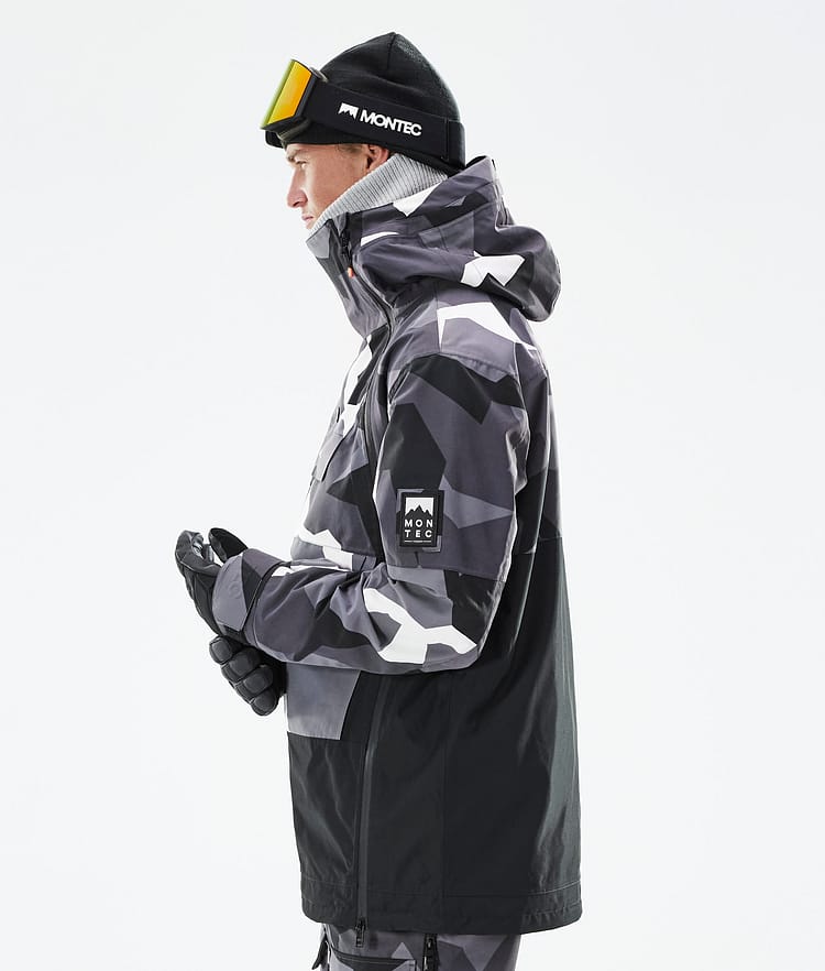 Montec Doom 21 Bunda na Snowboard Pánské Arctic Camo/Black, Image 7 of 11