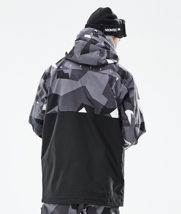 Montec Doom 21 Bunda na Snowboard Pánské Arctic Camo/Black, Image 8 of 11