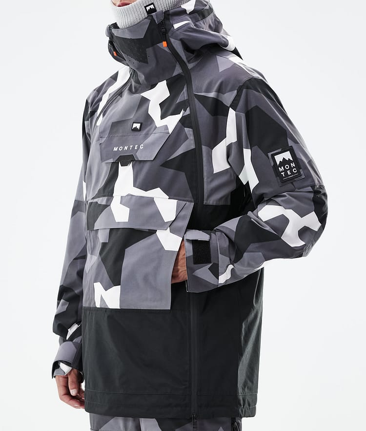 Montec Doom 21 Bunda na Snowboard Pánské Arctic Camo/Black, Image 9 of 11