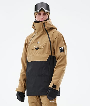 Doom 21 Ski Jacket Pánské Gold/Black