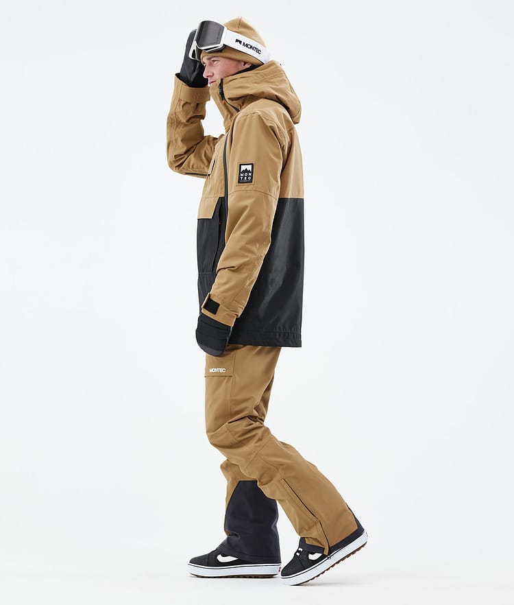 Montec Doom 21 Kurtka Snowboardowa Mężczyźni Gold/Black, Image 6 of 13