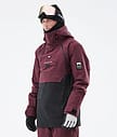 Montec Doom 21 Kurtka Snowboardowa Mężczyźni Burgundy/Black