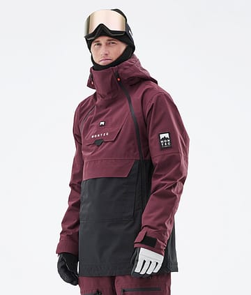 Doom 21 Ski Jacket Pánské Burgundy/Black