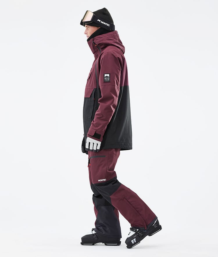 Doom 21 Lyžařská Bunda Pánské Burgundy/Black, Image 6 of 13