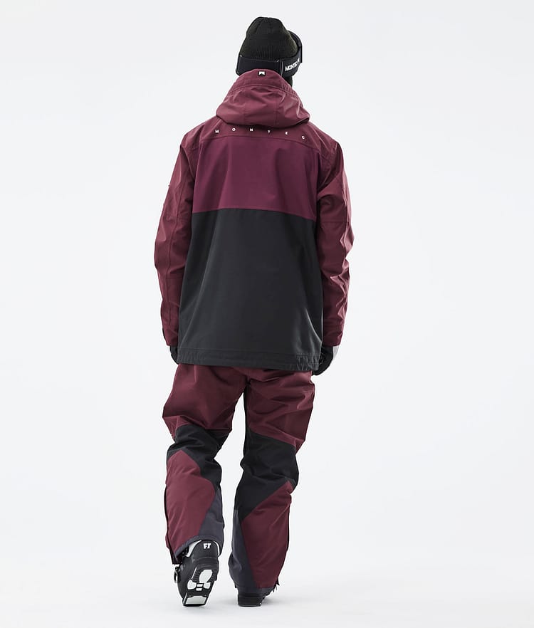 Doom 21 Lyžařská Bunda Pánské Burgundy/Black, Image 7 of 13