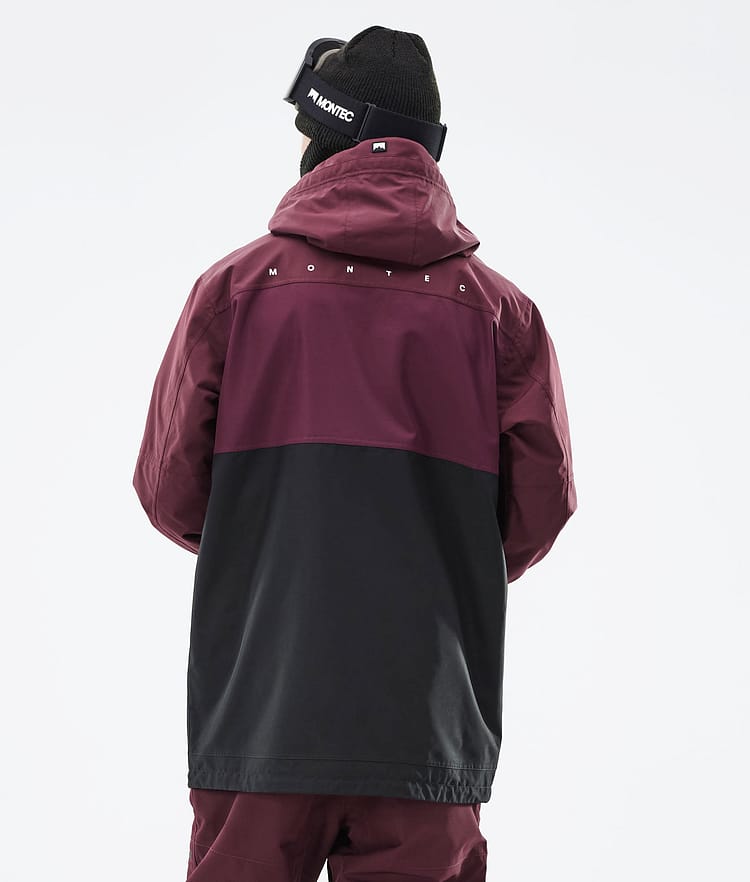 Montec Doom 21 Bunda na Snowboard Pánské Burgundy/Black, Image 9 of 13
