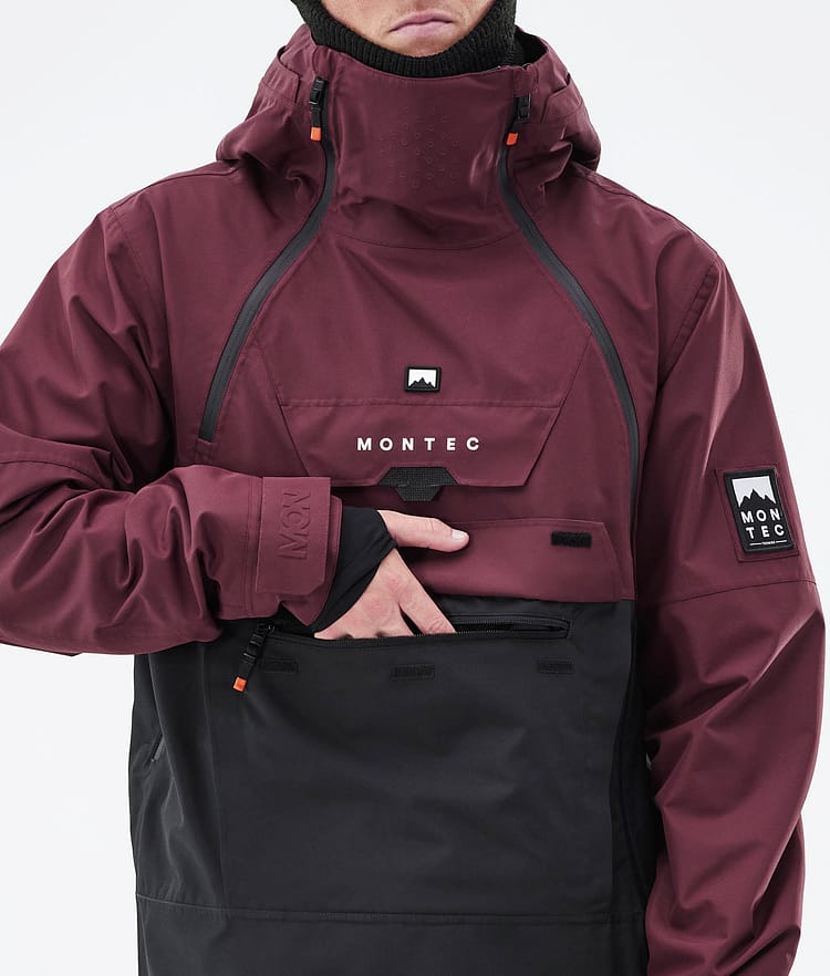 Doom 21 Lyžařská Bunda Pánské Burgundy/Black, Image 11 of 13
