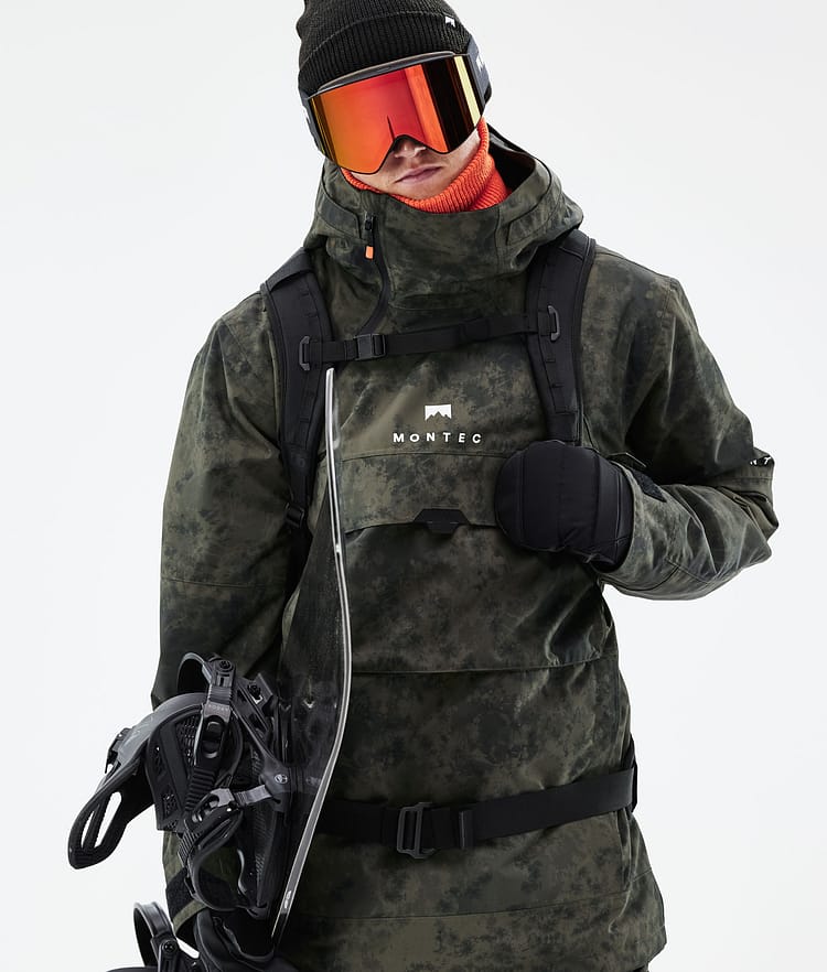Montec Dune 21 Chaqueta Snowboard Hombre Olive Green Tiedye, Image 3 of 10