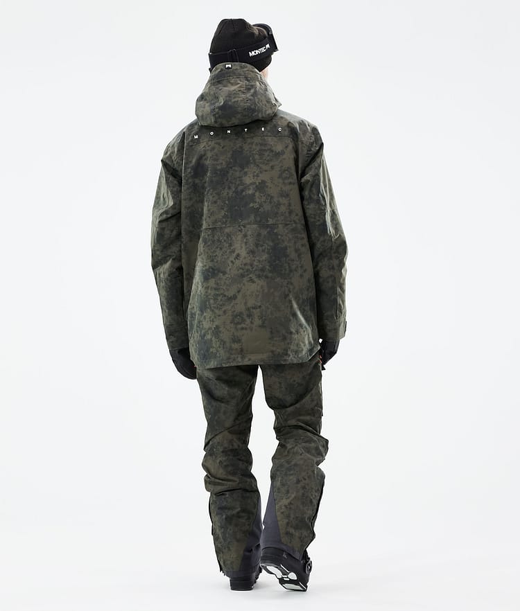 Montec Dune 21 Lyžařská Bunda Pánské Olive Green Tiedye, Image 7 of 11