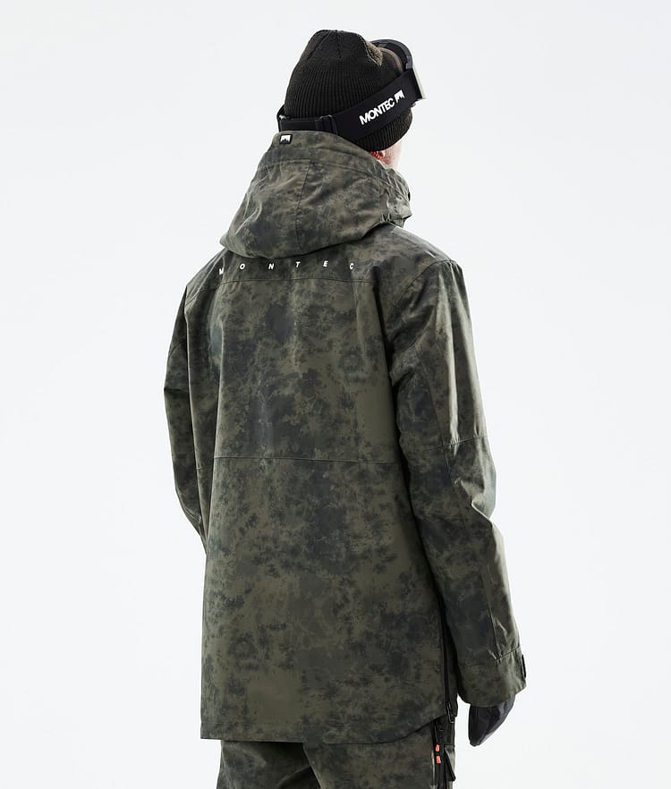 Montec Dune 21 Lyžařská Bunda Pánské Olive Green Tiedye, Image 9 of 11