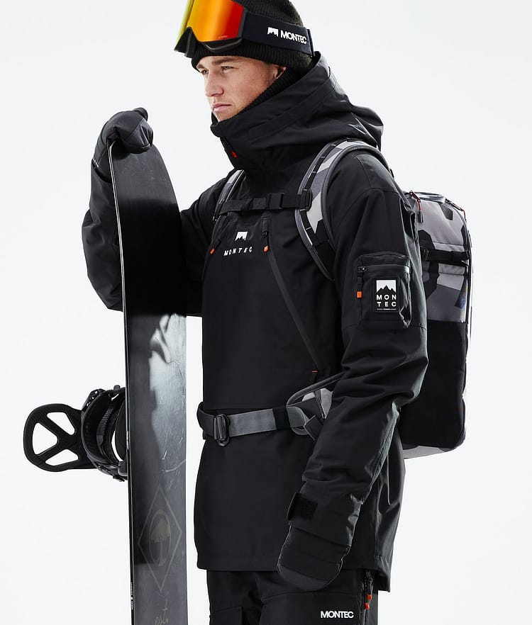 Montec Anzu Bunda na Snowboard Pánské Black, Image 3 of 11