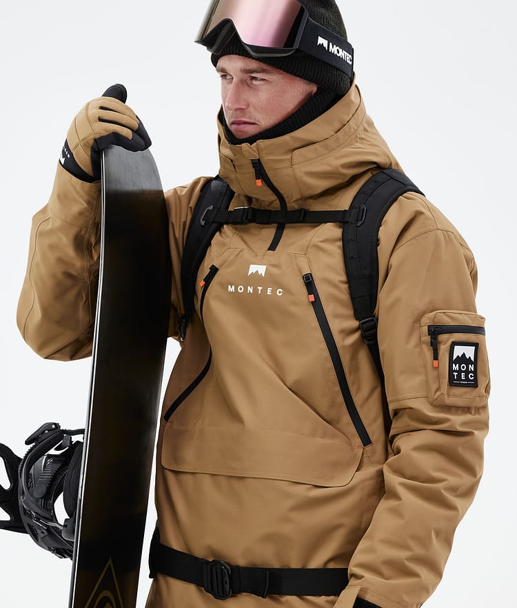 Montec Anzu Chaqueta Snowboard Hombre Gold Renewed, Image 3 of 11