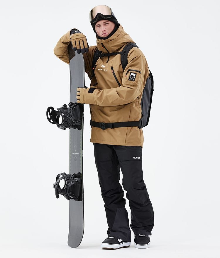 Montec Anzu Chaqueta Snowboard Hombre Gold Renewed, Image 4 of 11