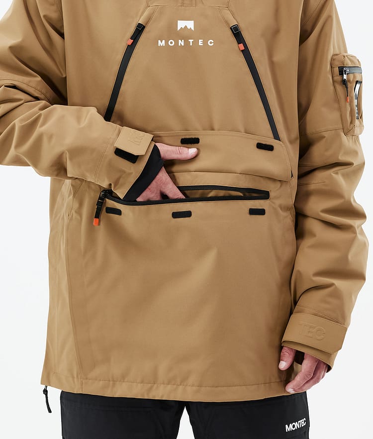 Montec Anzu Chaqueta Snowboard Hombre Gold Renewed, Image 10 of 11