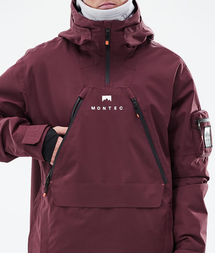 Montec Anzu Chaqueta Snowboard Hombre Burgundy, Image 10 of 11