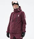 Montec Fawk W 21 Kurtka Narciarska Kobiety Burgundy