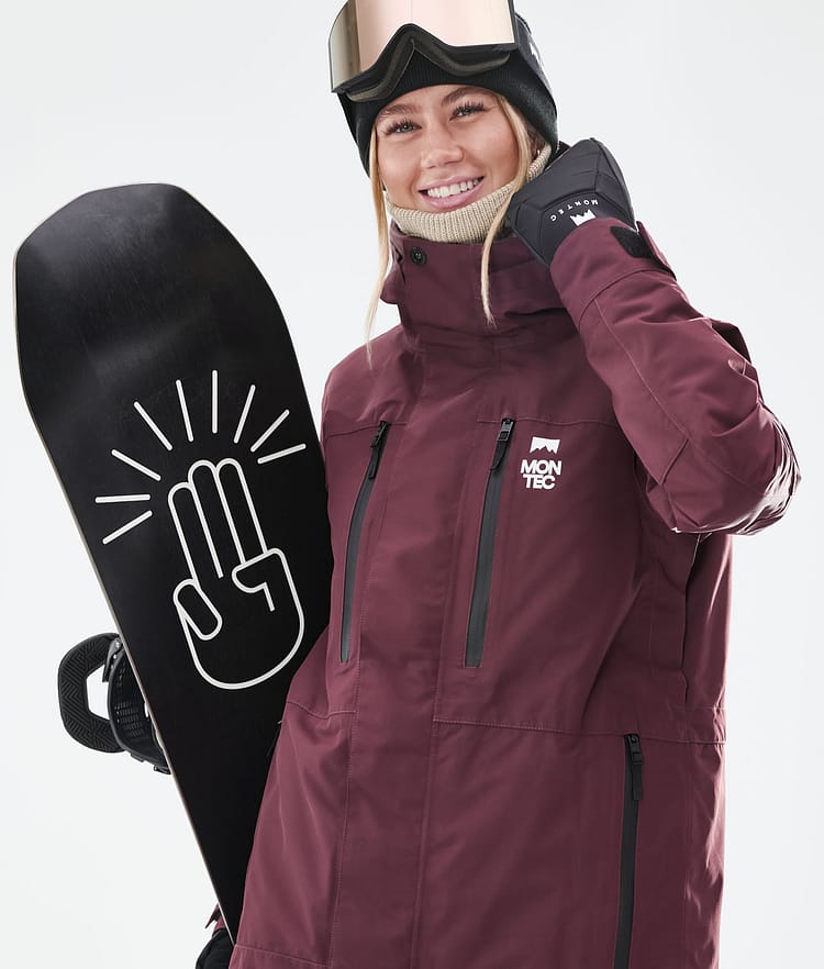 Montec Fawk W 21 Chaqueta Snowboard Mujer Burgundy, Image 3 of 11