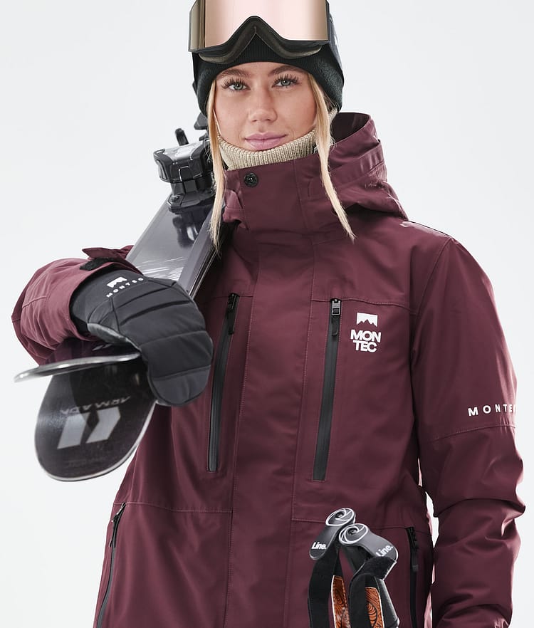 Fawk W 21 Kurtka Narciarska Kobiety Burgundy, Image 3 of 11