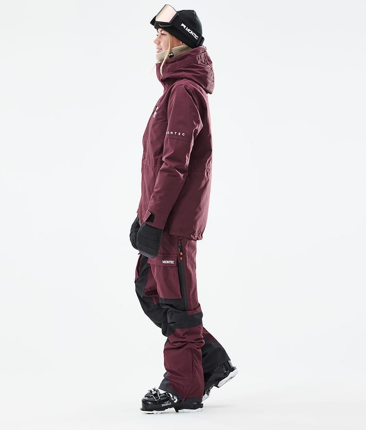 Fawk W 21 Kurtka Narciarska Kobiety Burgundy, Image 5 of 11