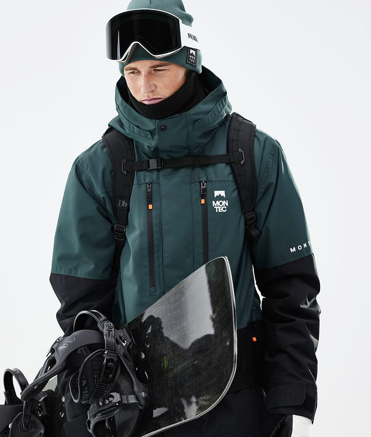 Montec Fawk 21 Bunda na Snowboard Pánské Dark Atlantic/Black, Image 3 of 12