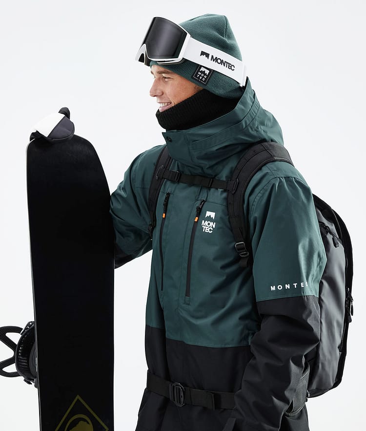 Montec Fawk 21 Bunda na Snowboard Pánské Dark Atlantic/Black, Image 4 of 12