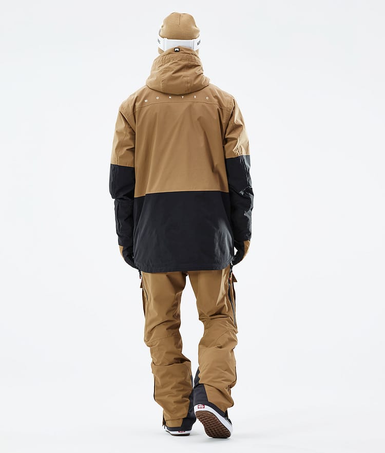 Montec Fawk 21 Bunda na Snowboard Pánské Gold/Black, Image 7 of 12