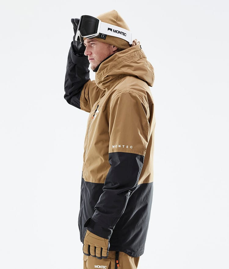 Montec Fawk 21 Bunda na Snowboard Pánské Gold/Black, Image 8 of 12