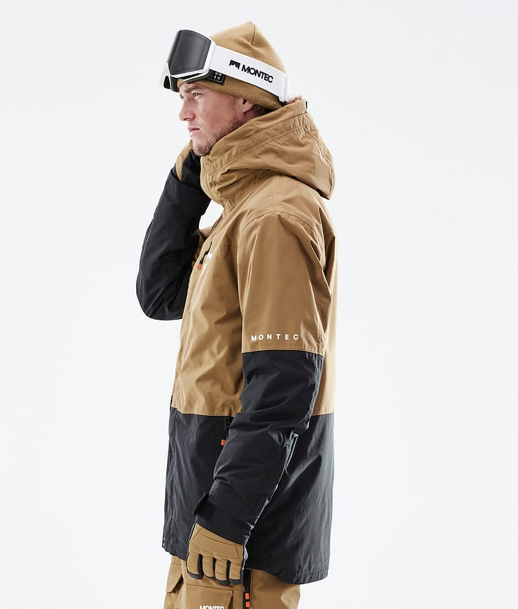 Fawk 21 Lyžařská Bunda Pánské Gold/Black, Image 8 of 12