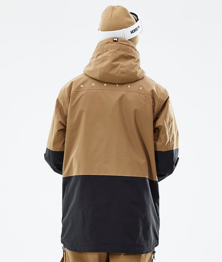 Montec Fawk 21 Bunda na Snowboard Pánské Gold/Black, Image 9 of 12