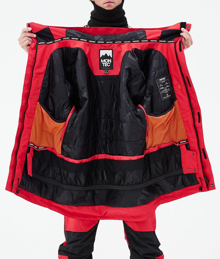 Montec Fawk 21 Chaqueta Snowboard Hombre Red, Image 11 of 11