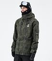 Montec Fawk 21 Chaqueta Snowboard Hombre Olive Green Tiedye