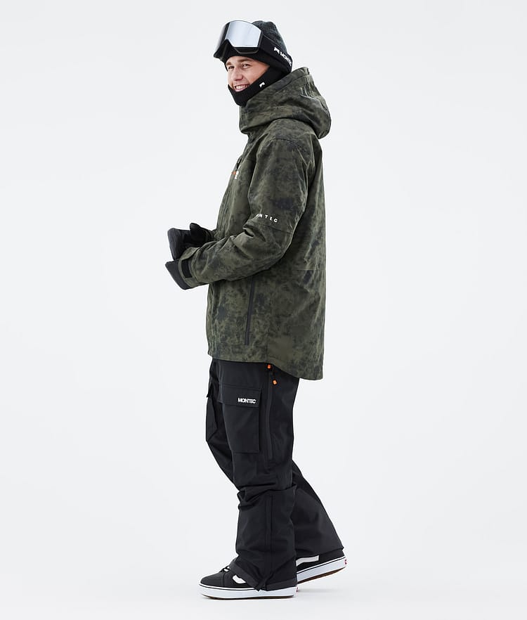 Montec Fawk 21 Chaqueta Snowboard Hombre Olive Green Tiedye, Image 4 of 10