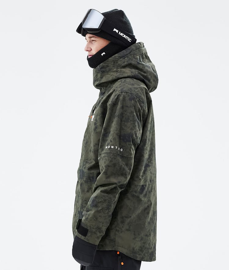 Montec Fawk 21 Chaqueta Snowboard Hombre Olive Green Tiedye, Image 6 of 10