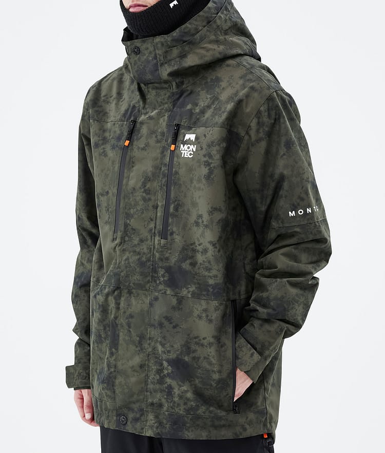 Montec Fawk 21 Chaqueta Snowboard Hombre Olive Green Tiedye, Image 8 of 10