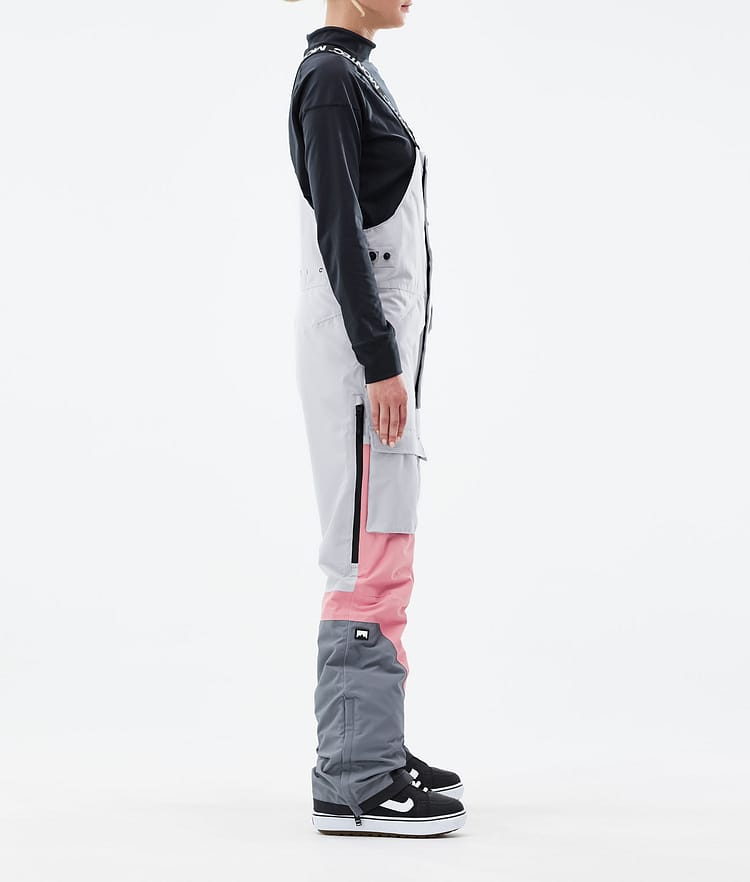Montec Fawk W 21 Spodnie Snowboardowe Kobiety Light Grey/Pink/Light Pearl Renewed, Image 2 of 6