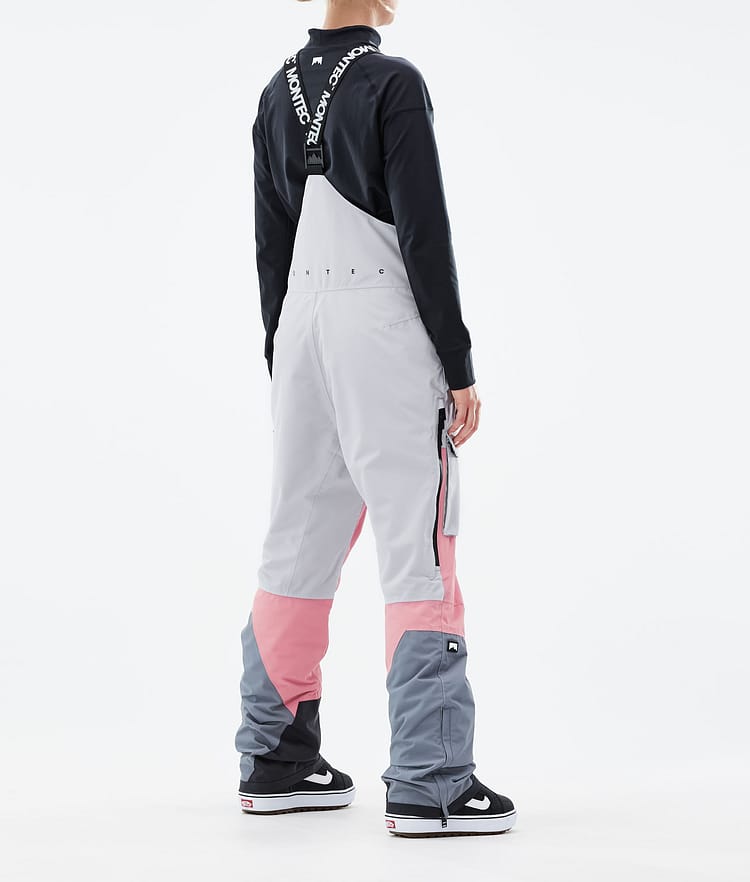 Montec Fawk W 21 Spodnie Snowboardowe Kobiety Light Grey/Pink/Light Pearl Renewed, Image 3 of 6