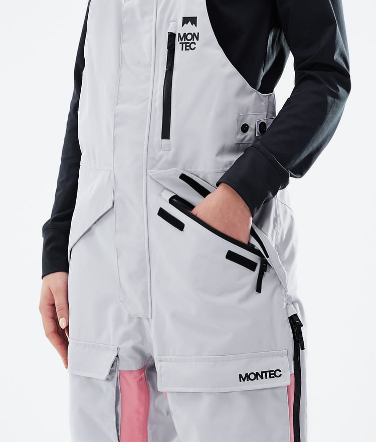 Montec Fawk W 21 Spodnie Snowboardowe Kobiety Light Grey/Pink/Light Pearl Renewed, Image 4 of 6