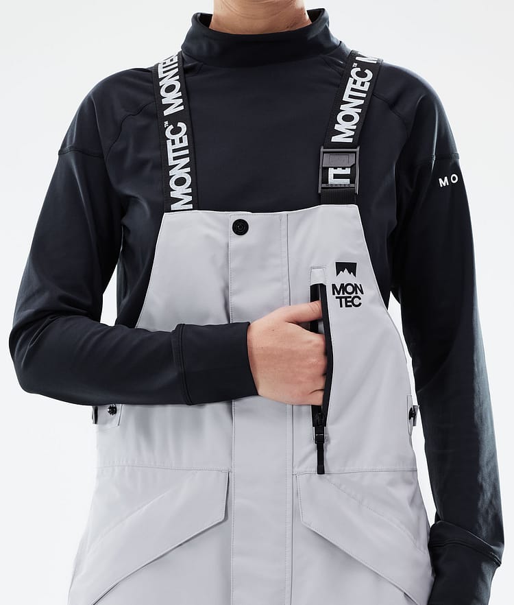 Montec Fawk W 21 Spodnie Snowboardowe Kobiety Light Grey/Pink/Light Pearl Renewed, Image 5 of 6