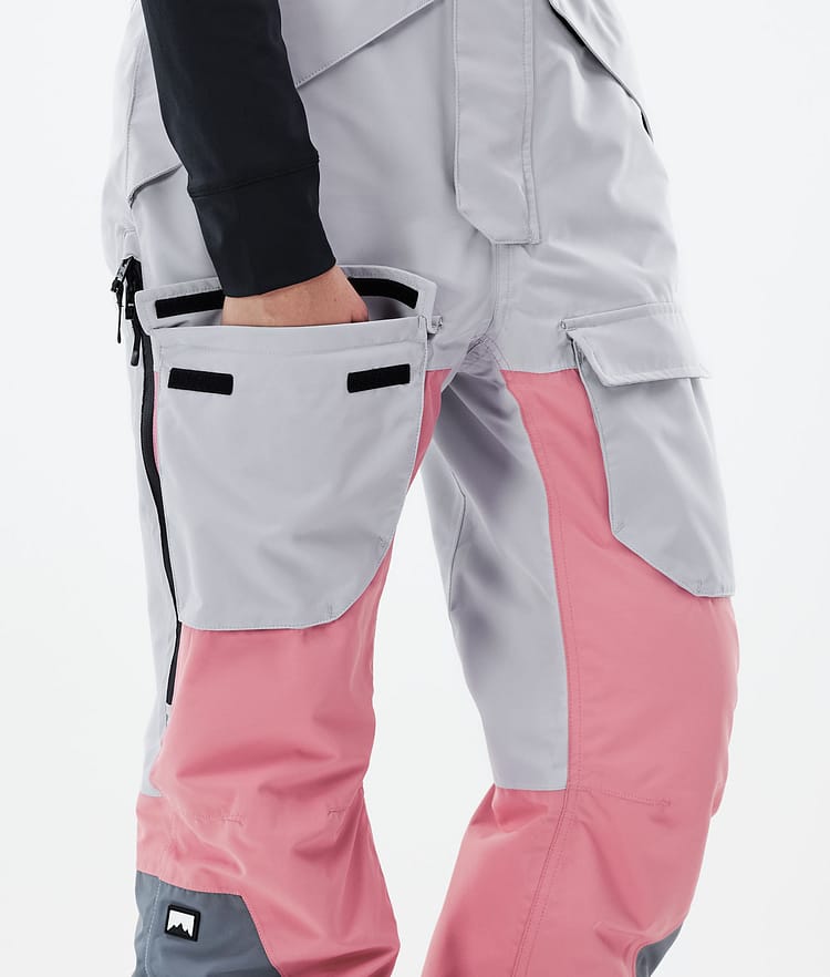 Montec Fawk W 21 Spodnie Snowboardowe Kobiety Light Grey/Pink/Light Pearl Renewed, Image 6 of 6