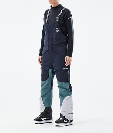 Montec Fawk W 21 Snowboard Pants Marine/Atlantic/Light Grey