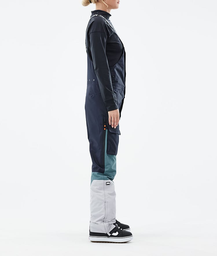 Montec Fawk W 21 Pantalones Snowboard Mujer Marine/Atlantic/Light Grey, Image 2 of 6
