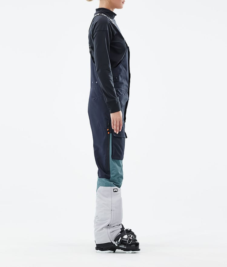 Montec Fawk W 21 Pantalones Esquí Mujer Marine/Atlantic/Light Grey, Image 2 of 6