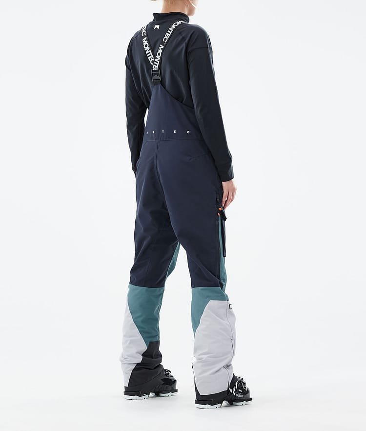 Montec Fawk W 21 Pantalones Esquí Mujer Marine/Atlantic/Light Grey, Image 3 of 6
