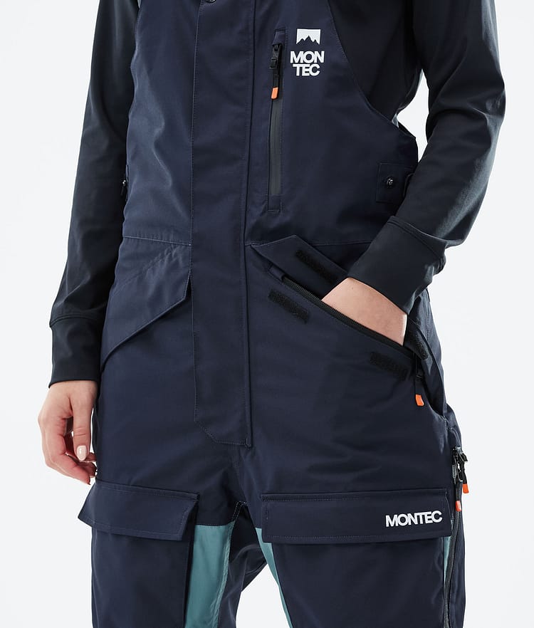 Montec Fawk W 21 Pantalones Esquí Mujer Marine/Atlantic/Light Grey, Image 4 of 6