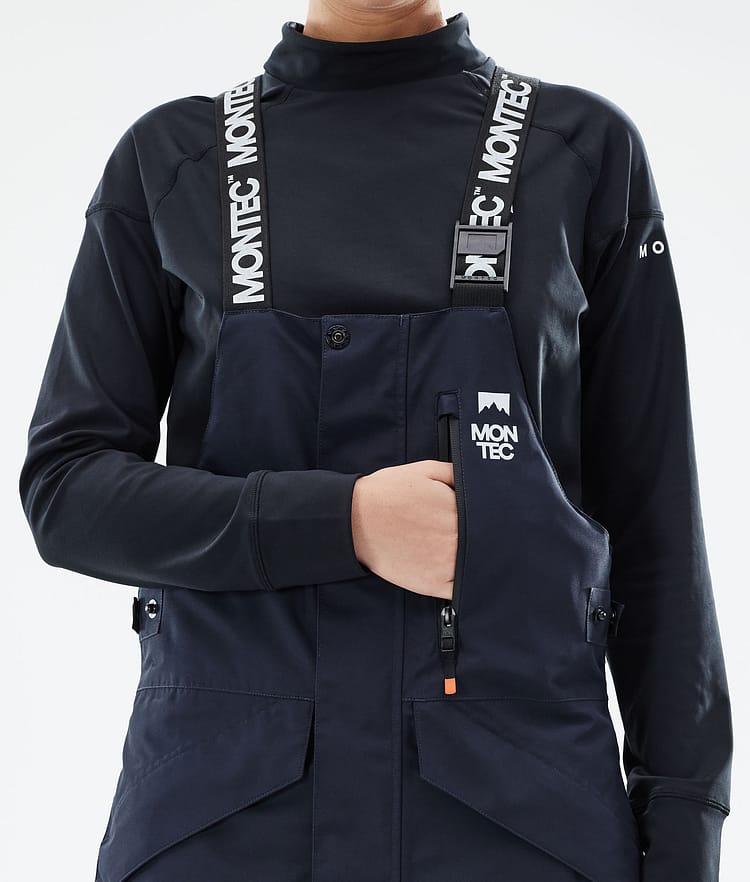 Montec Fawk W 21 Pantalones Snowboard Mujer Marine/Atlantic/Light Grey, Image 5 of 6