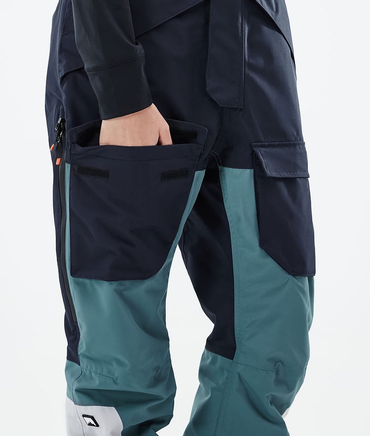 Montec Fawk W 21 Pantalones Snowboard Mujer Marine/Atlantic/Light Grey, Image 6 of 6